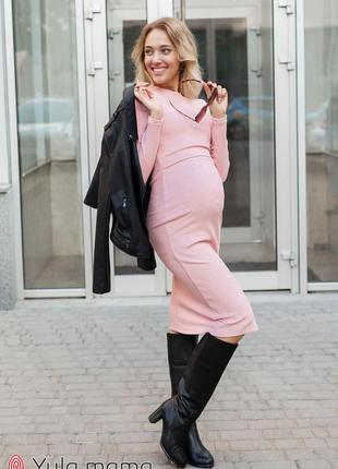 Трикотажное платье для беременных и кормящих salma dr-30.0227 фото