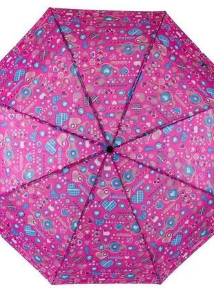 Зонт женский механика понж sl 305e-4 розовый