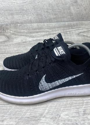 Nike free чёрные кроссовки 40,5-41 размер