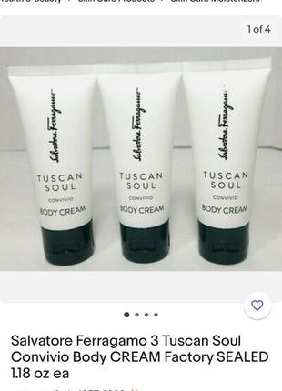 Набір salvatore ferragamo tuscan soul hair moisturizer і body cream для волосся і тіла8 фото