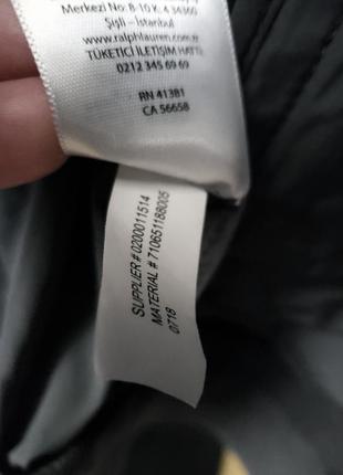 Вітровка polo ralph lauren jacket куртка-бомбер р. м original курточка на блискавці унісекс4 фото