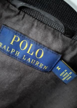 Вітровка polo ralph lauren jacket куртка-бомбер р. м original курточка на блискавці унісекс6 фото