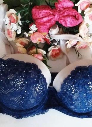 Бюстгалтер ажурный лиф кружевной бюст victoria's secret ♥ 32d 70d