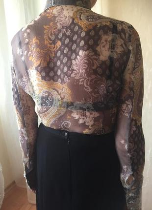 Блузка женская размер 46 натуральный шелк 100% arber8 фото