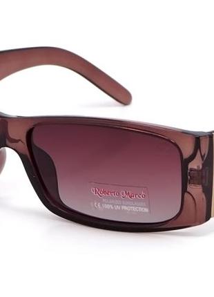 Фирменные стильные солнцезащитные женские узкие очки roberto marco polarized окуляри7 фото