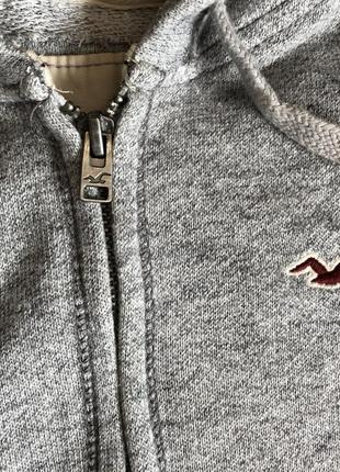 Hollister худи трехнитная молнии пайта кенгуру xs4 фото