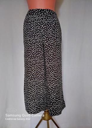 Легкие вискозные кюлоты в горошек bonmarche(размер 36)