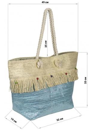 Модна пляжна сумка ☀️6 фото
