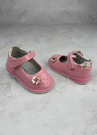 Детские розовые туфельки 212 фото