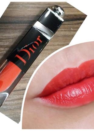 Лаковий тінт для губ № 758 dior addict lacquer plump