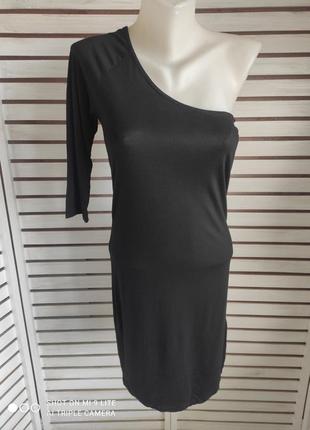 Сукня гарненька тоненька, коротенька на одне плече "b joul".