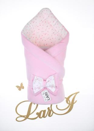 Демисезонный конверт-одеяло "маленькие стиляжки" розовый