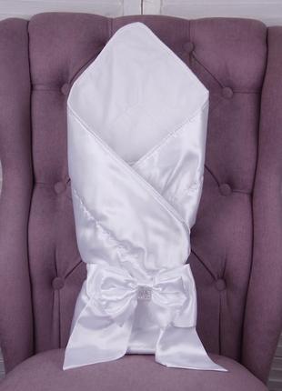 Летний конверт-одеяло ангел (белый)1 фото