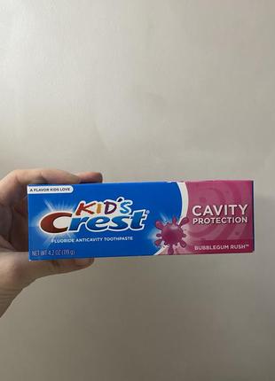 Crest,дитяча зубна паста проти карієсу з фтором