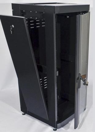 Шафа 19" 24u, 610 х 675 мм (ш*г), чорна