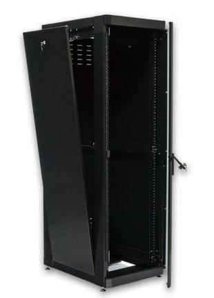 Шафа 19" 42u, 800х1055 мм (ш*г), посилена, чорна