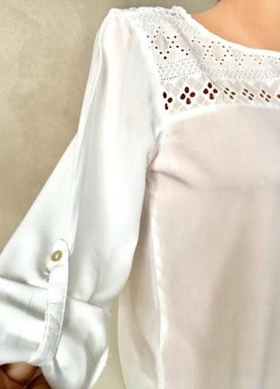 Шикарна біла блуза2 фото