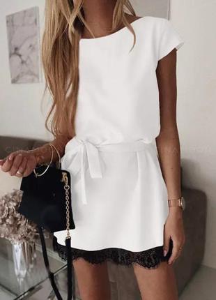 Жіноче літнє короткий час з мереживом