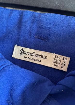 Чудові сині повсякденні штани stradivarius 36 р2 фото