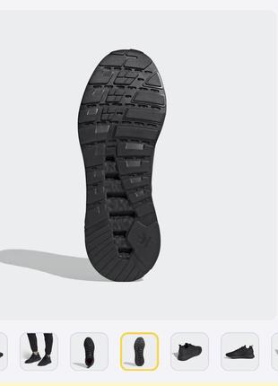 Кроссовки adidas zx 2k boost core black gy2689 оригинал чёрные стильные актуальные тренд кеды тапки9 фото