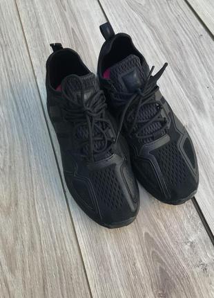 Кроссовки adidas zx 2k boost core black gy2689 оригинал чёрные стильные актуальные тренд кеды тапки8 фото