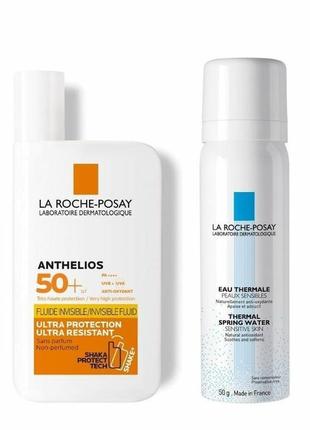 La roche-posay anthelios uvmune 400 - 50 сонцезахисний рідина+подарунок3 фото