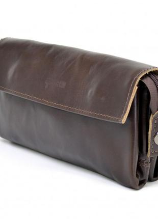 Клатч мужской кожаный gx-2801-3md tarwa