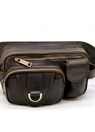 Кожаная мужская напоясная сумка rc-1560-4lx бренд tarwa