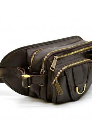 Кожаная мужская напоясная сумка rc-1560-4lx бренд tarwa3 фото
