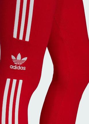 Шикарні червоні лосінки adidas з нових колекцій4 фото