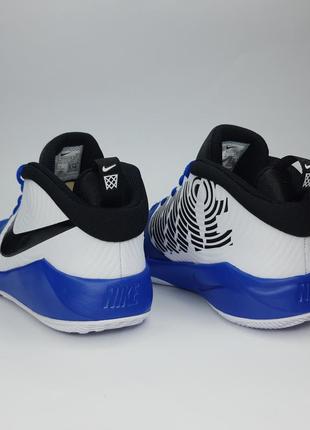 Кроссовки nike team hustle d 9 white game royal (aq4224-405)4 фото