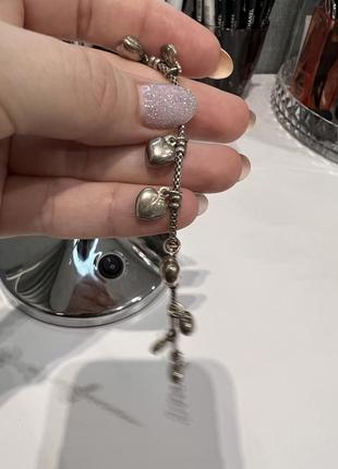 Браслет серебро, можно на ножку