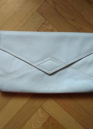 Элегантный кожаный клатч сумочка из натуральной кожи
