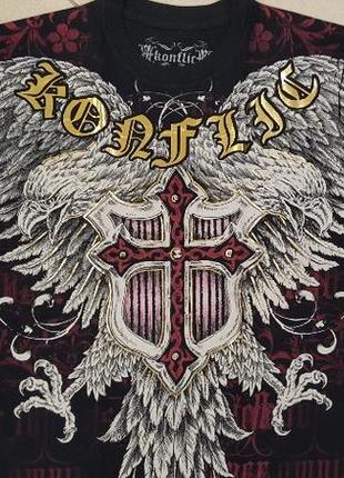 Konflic, мужская футболка, размер м(46)