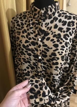 Блуза леопард4 фото