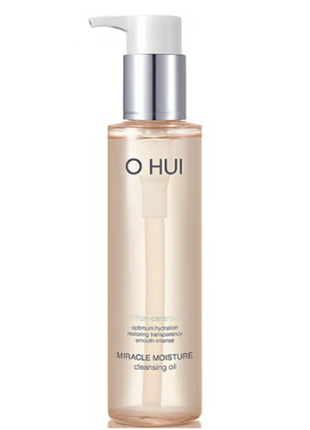 Гідрофільна олія з оливою для обличчя o hui miracle moisture cleansing oil