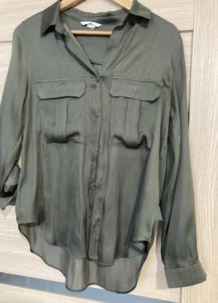Сорочка шовкова h&m s-m