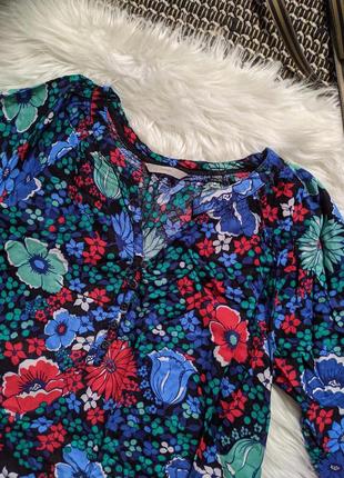 Яскрава літня вільна блуза/сорочка george