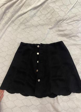 Замшевая юбка