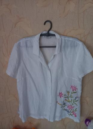 Рубашка блузка хлопок 48-50 р4 фото