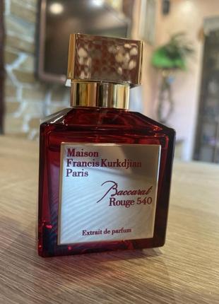 Парфюмированная вода унисекс аромат объем 70 мл.  в стиле maison francis kurkdjian baccarat rouge 540
