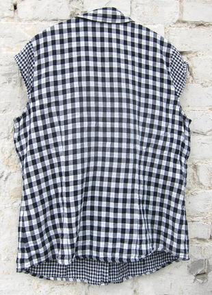 Блуза двошарова, бавовняна, двухслойная блузка2 фото
