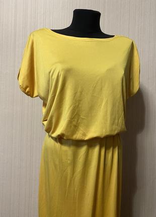 Жовта сукня максі високий зріст3 фото