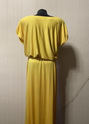 Жовта сукня максі високий зріст6 фото