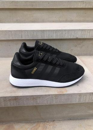 Adidas iniki black white, чоловічі літні кросівки адідас иники, чоловічі кросівки