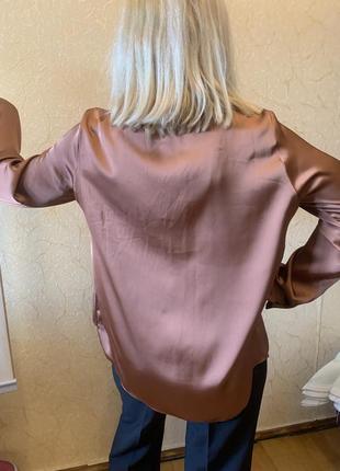 Красивая нарядная бронзовая блузка sixth sense5 фото