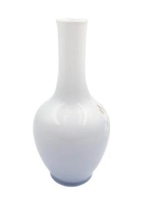 Фарфоровая ваза для одного цветка. royal copenhagen. ваза фарфор. ручная подглазурная роспись.3 фото