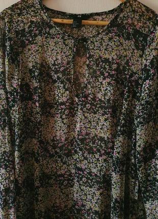 Сукня легка у квітковий принт5 фото