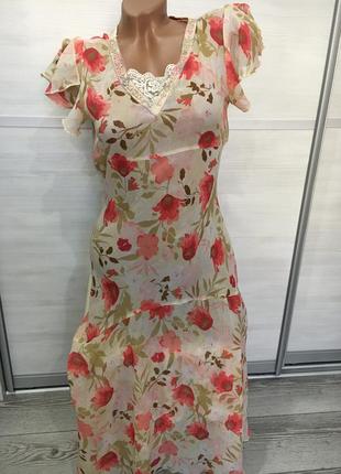 Шифонова міді сукня