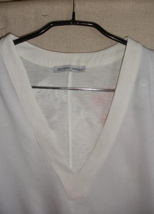 Подовжена блуза без рукавів з трикотажною спинкою3 фото